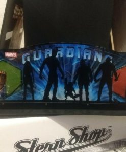 Alternative view of Guardians of the Galaxy pinball topper