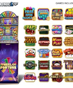 Alternative view of Wheel of Fortune Casinocade Deluxe Arcade Machine