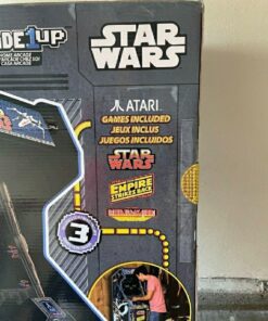 Alternative view of Arcade1up star wars and stool