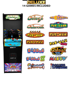 Alternative view of GALAGA Deluxe Arcade Machine