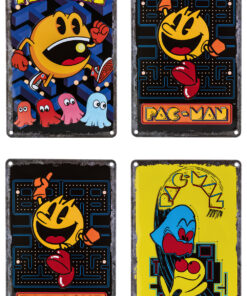 Set of 4 PAC-MAN™ Tin Signs