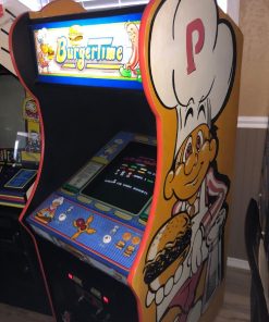 Alternative view of BurgerTime Arcade Machine